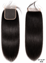 Straight  4" × 5" Lace Closure 1b - Image 2