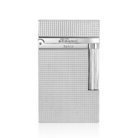 ST Dupont Montparnasse Ligne 2 Lighter - Silver Diamond Head
