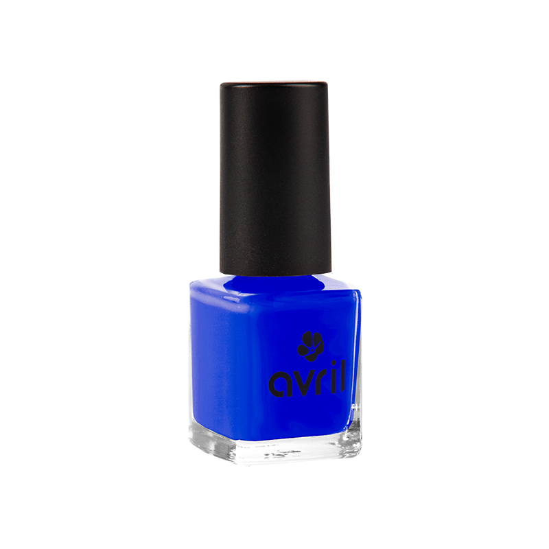 Avril-electric-blue-nail-polish-633-Bleu de France Avril certified organic nail polish - 633-Bleu de France