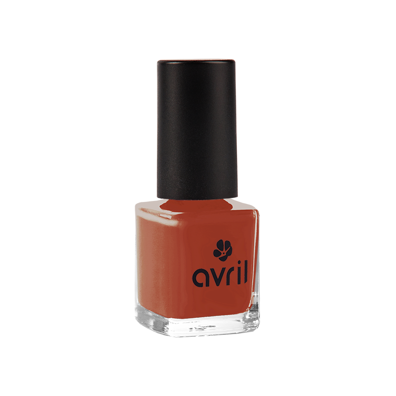 Avril-red-nail-polish-7free-cruelty-free-and-vegan-863 Rouge Brique
