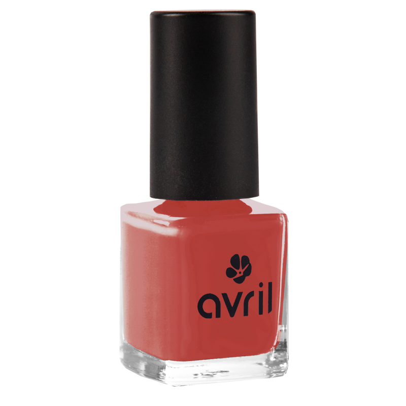 Avril-retro-red-nail-polish-vegan-cruelty-free-made-in-france-732-Rouge Retro Avril certified organic nail polish - 732 Rouge Retro