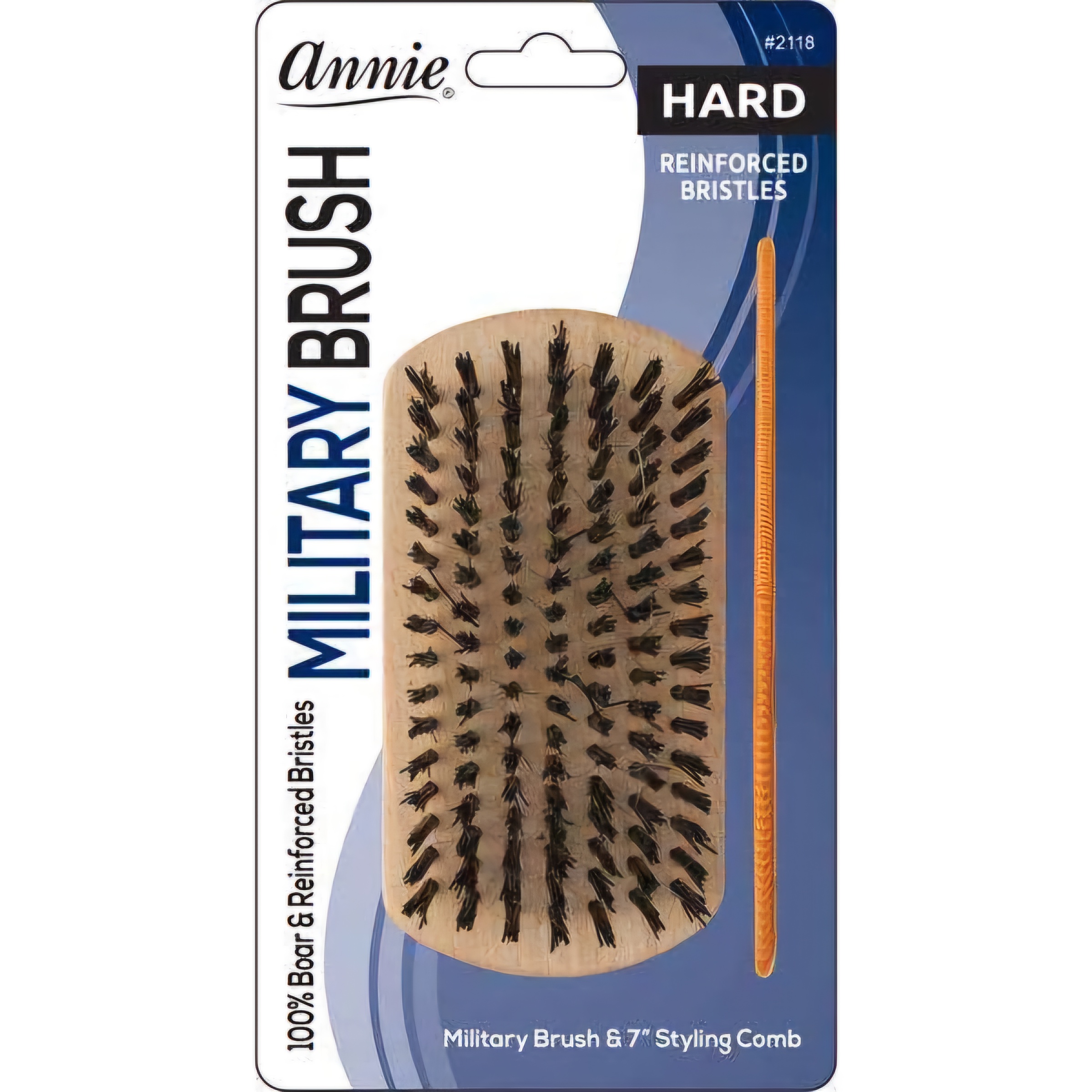 annie-hard-wood-military-brush-comb-48in 2118