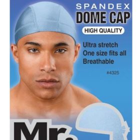 Spandex Dome Caps Sky Blue