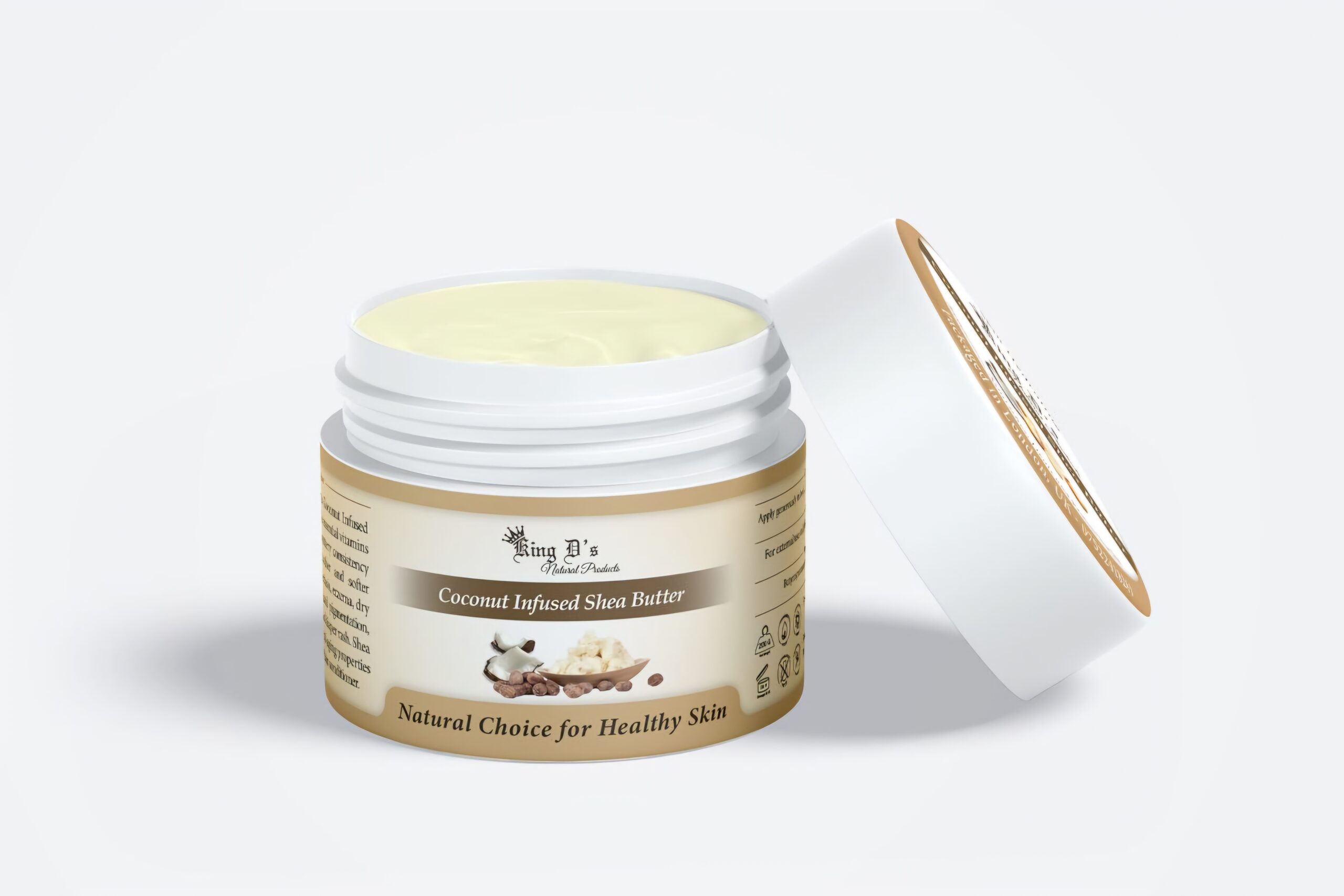King D's Natural Products Coconut infused Shea Butter 1