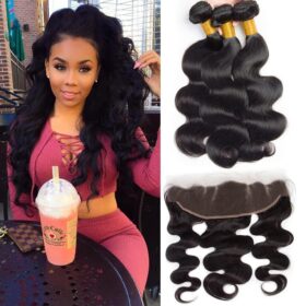 Virgin Hair Extension and Frontal Bundles