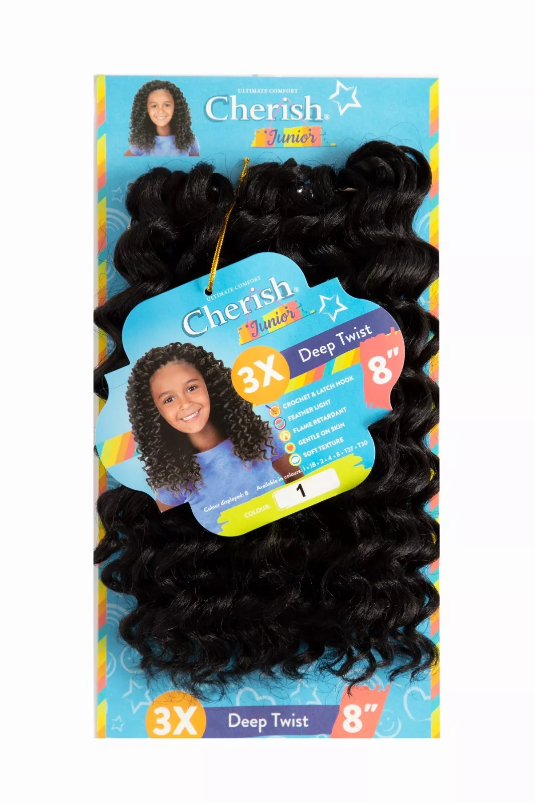 1 Cherish 3x Junior Deep Twist 8″