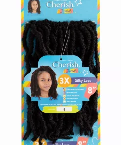 Cherish 3x Junior Butterfly Locs 8″