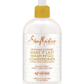 SheaMoisture Coconut Custard Make It Last Wash'N'Go Conditioner 13oz