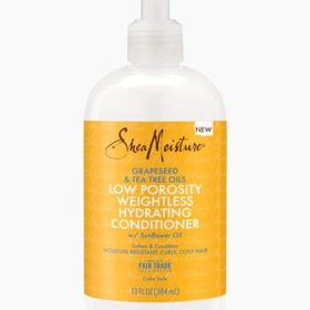 SheaMoisture Grapeseed And Tea Tree Oils Low Porosity Weightless Hydrating Conditioner 13oz