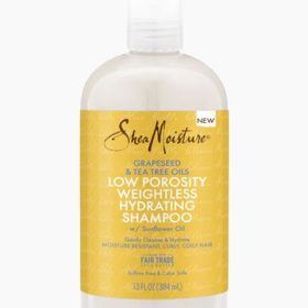 SheaMoisture Grapeseed And Tea Tree Oils Low Porosity Weightless Hydrating Shampoo 13oz