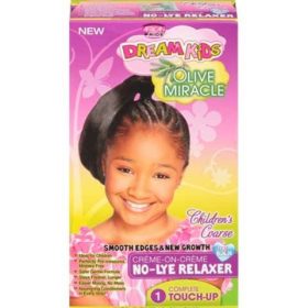 Dream Kids Olive Miracle Creme On Creme No Lye Relaxer Touch Up