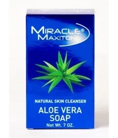 Miracle Maxitone Natural Skin Cleanser Aloe Vera Soap 7oz