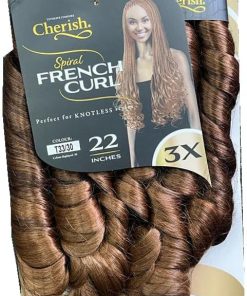 Cherish 3X Pre Stretched Spiral French Curl 22″