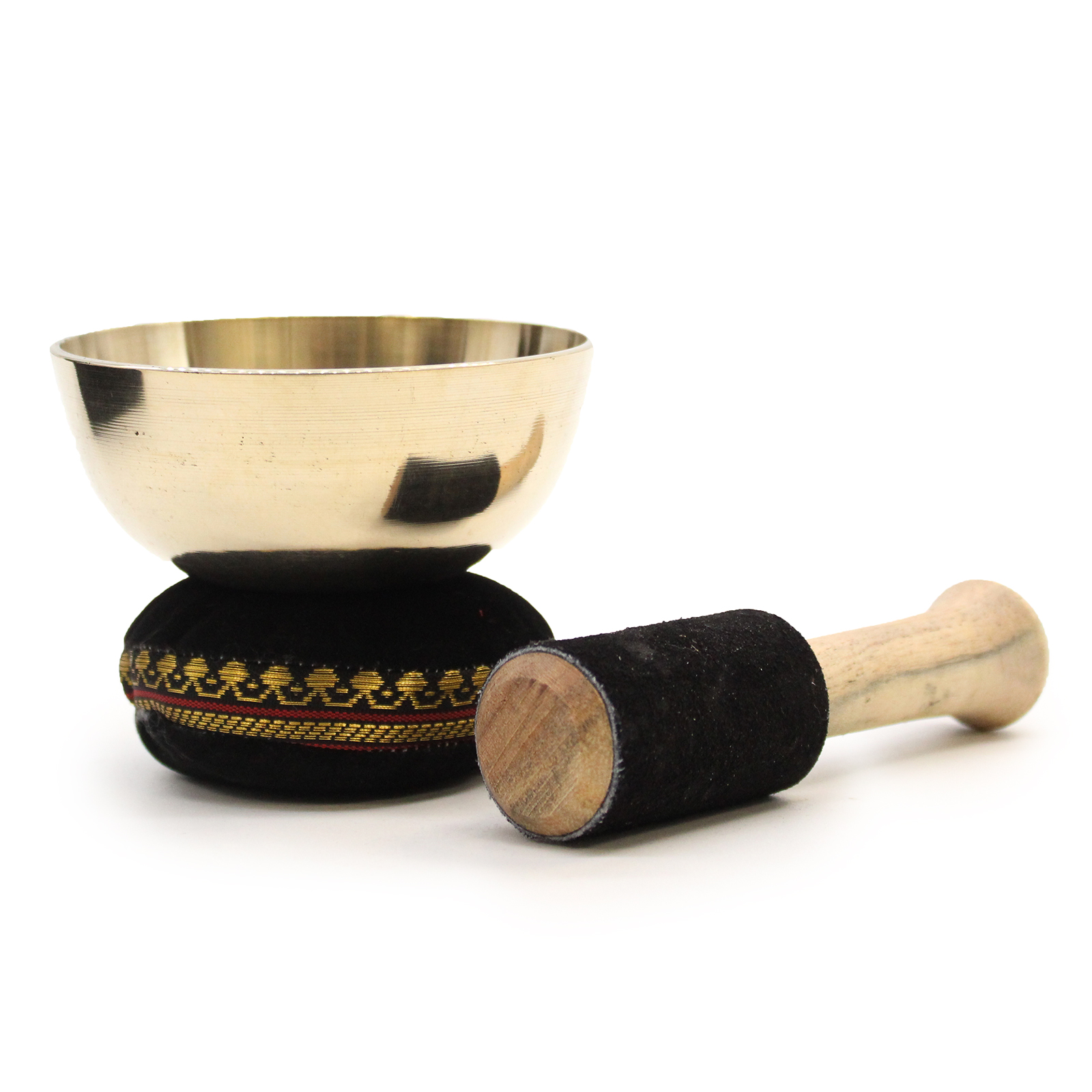 9cm Brass Singing Bowl Gift Set 1