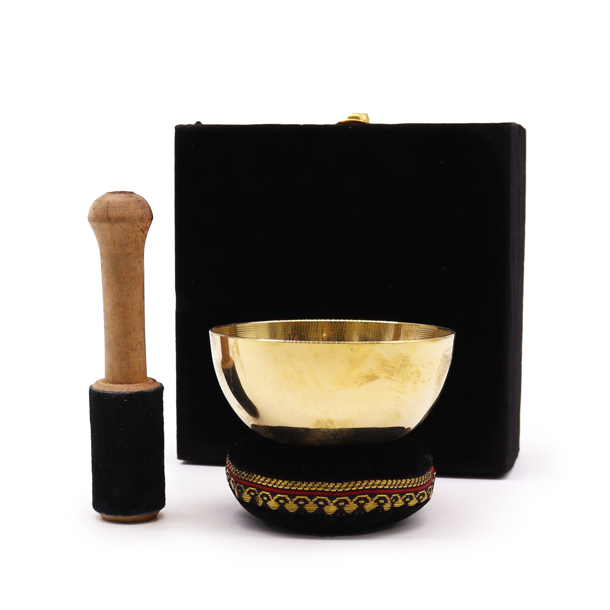 9cm Brass Singing Bowl Gift Set