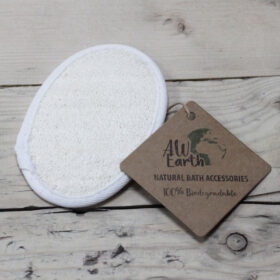 All Earth Natural Loofah Body Scrub - Oval