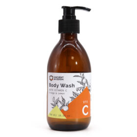 Ancient Wisdom Aromatherapy Body Wash with Vitamin C – Orange & Lemon 300ml