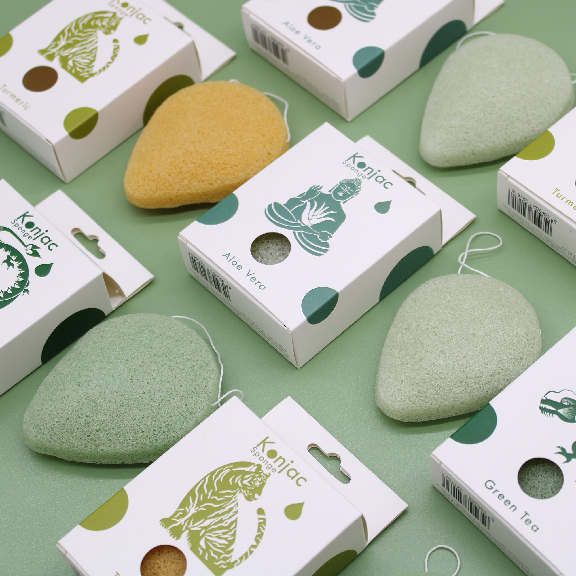 Konjac Sponge Teardrop Konjac Facial Sponges 4