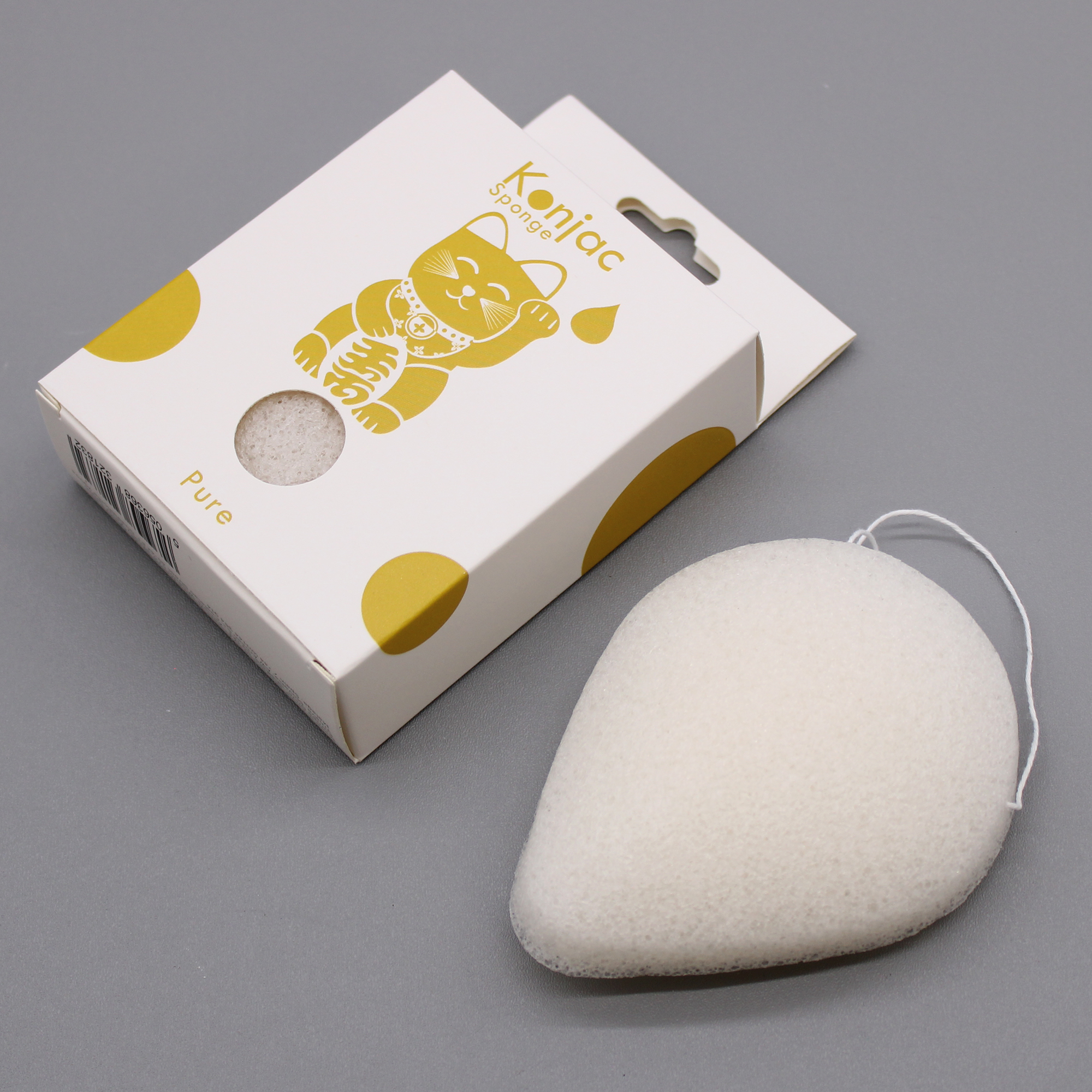 Konjac Sponge Teardrop Konjac Facial Sponges natural 1