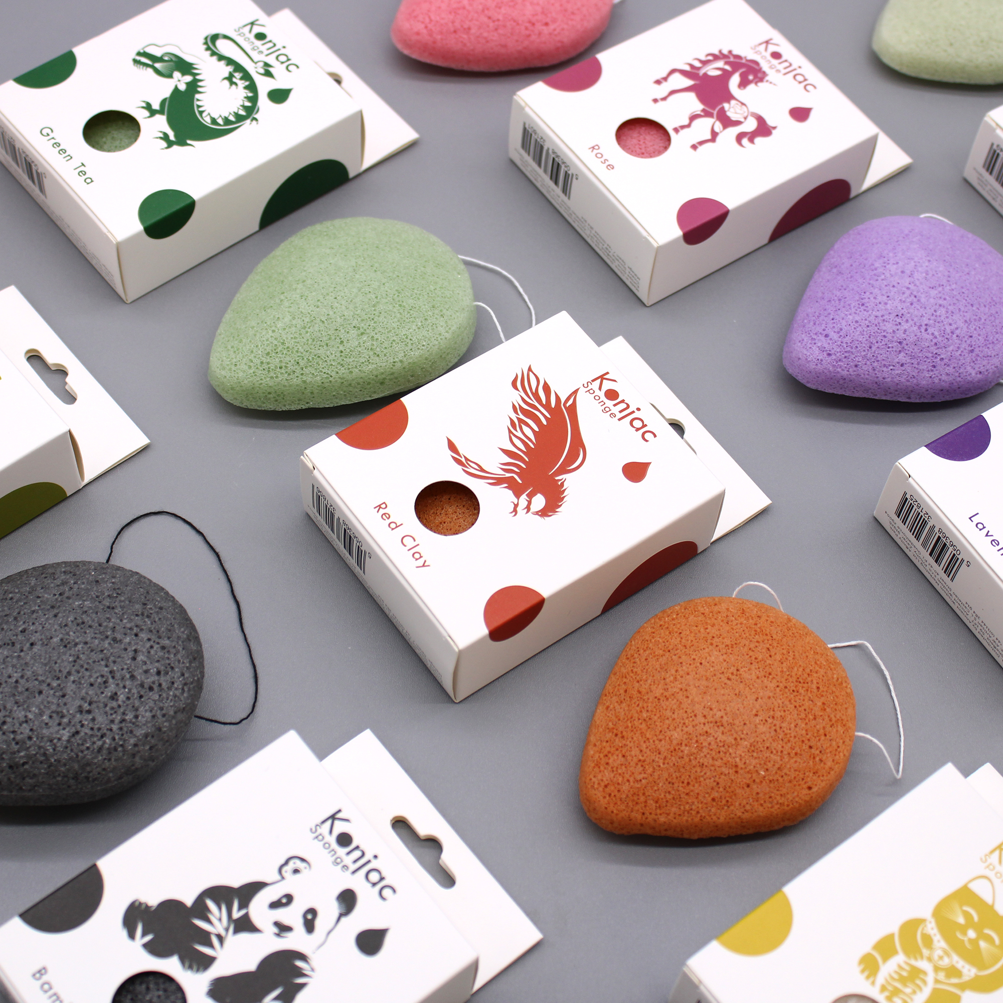 Konjac Sponge Teardrop Konjac Facial Sponges