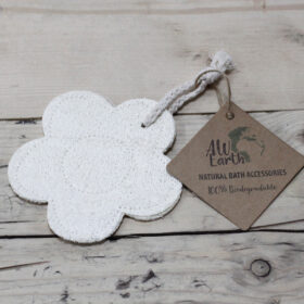 All Earth Natural Loofah Body Scrub - Flower