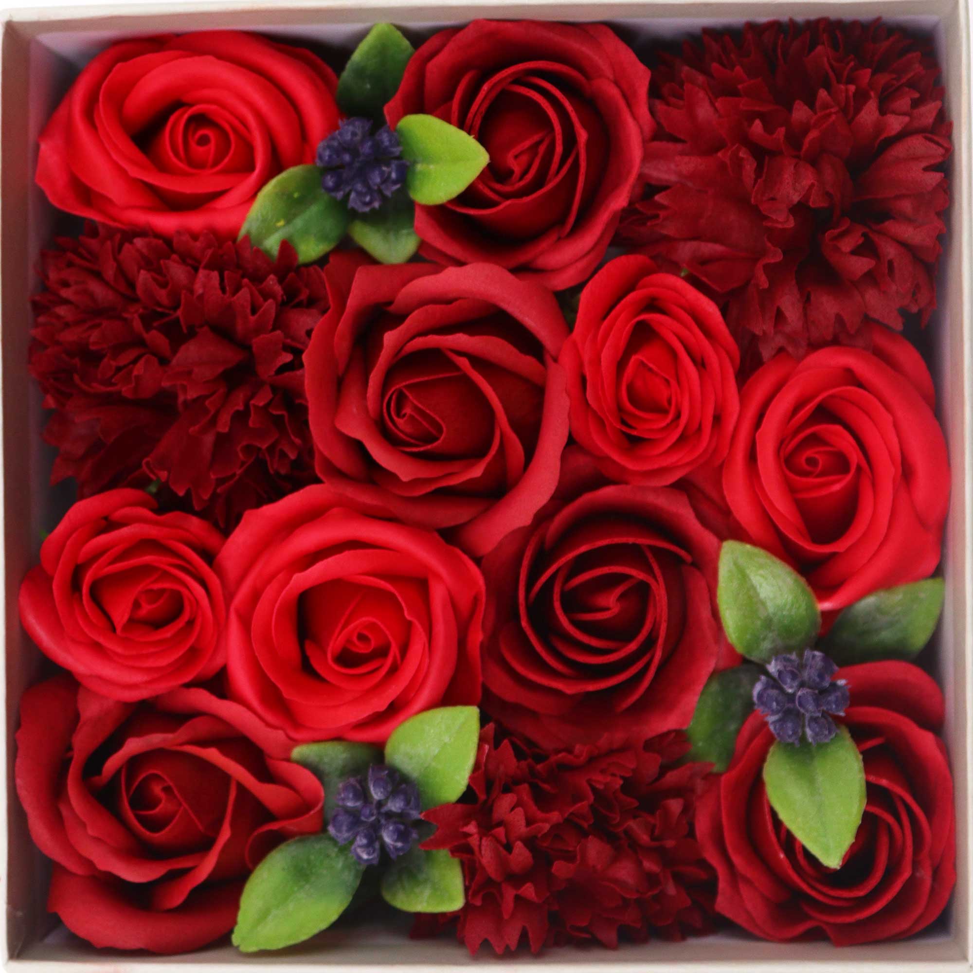 Square Box - Classic Red Roses 2