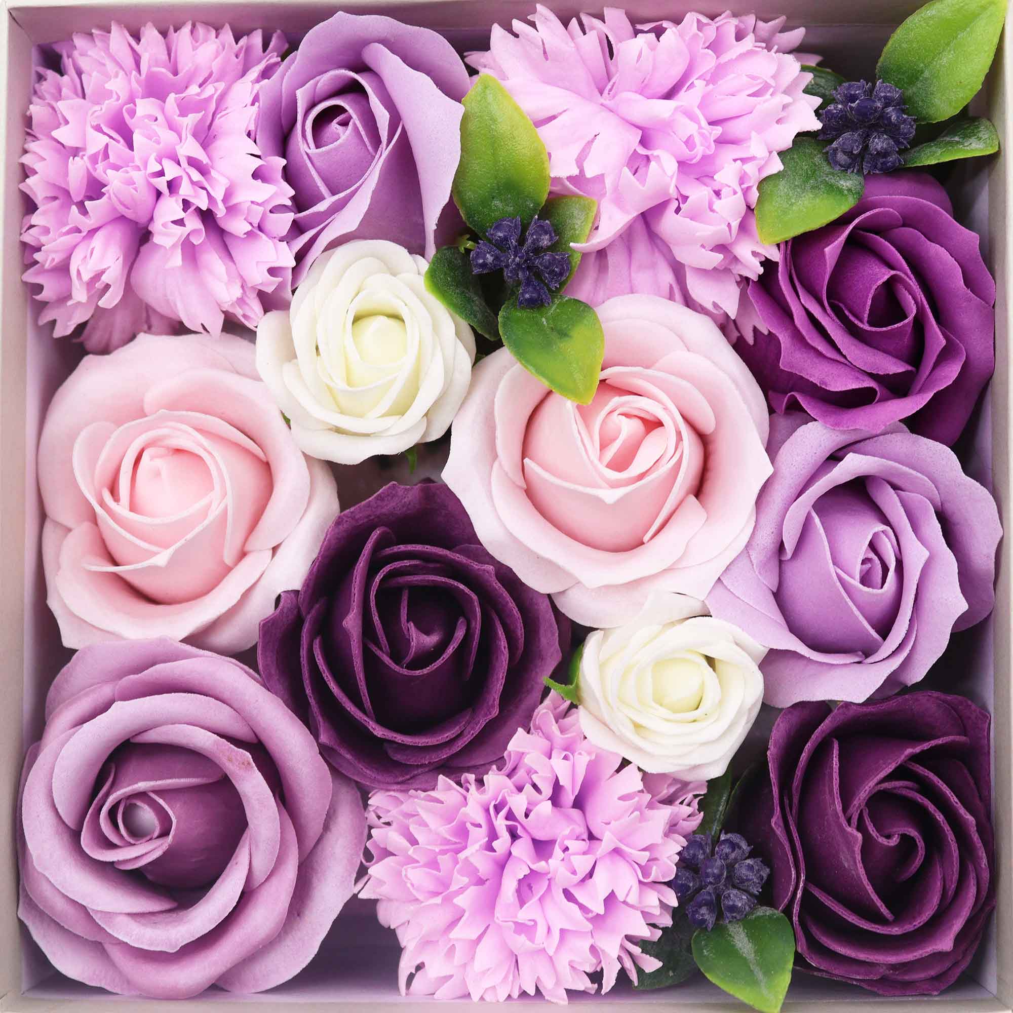 Square Box - Lavender Rose & Carnation 2
