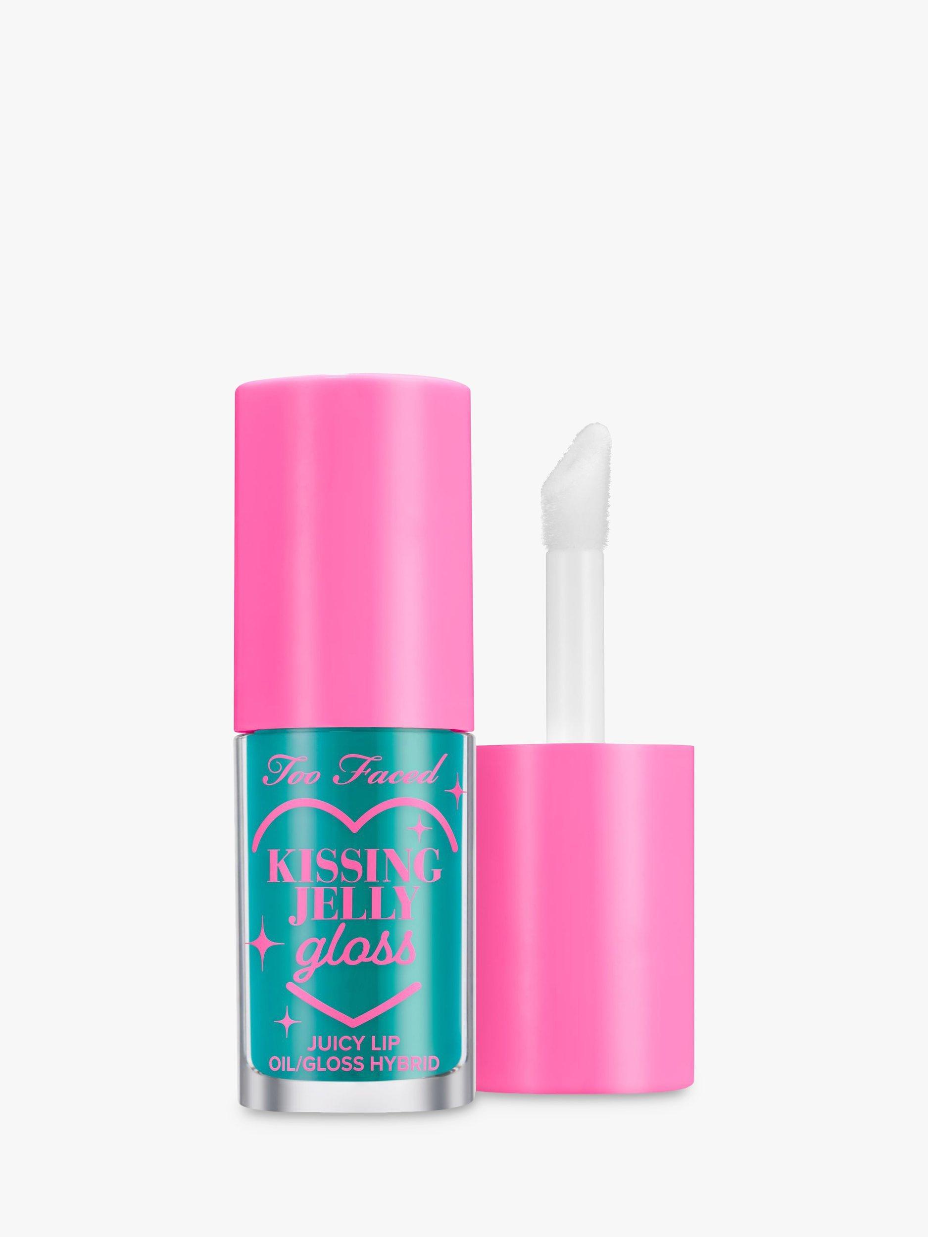 too faced kissing jelly gloss sweet cotton candy