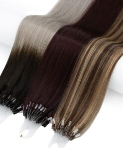 Add length & volume with Micro Loop Hair Extensions – discreet, easy to apply, and reusable. 100% human hair. No heat or glue needed. Shop now in the UK.