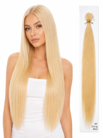 25 x 1g/s #613 Blaksatyn Pre Bonded U-Tip Straight Human Hair Extensions 20"