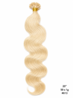 50 x 1g/s #613 Blaksatyn Pre Bonded U-Tip Body Wave Human Hair Extensions 20" - Image 3