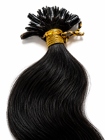 50 x 1g/s #1b Blaksatyn Pre Bonded U-Tip Body Wave Human Hair Extensions 24" (Copy) - Image 2