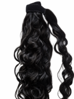 26" Water Wave Wrap-around Ponytail Extension #1b