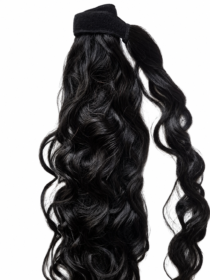 26" Water Wave Wrap-around Ponytail Extension #1b