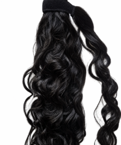 26" Water Wave Wrap-around Ponytail Extension #1b