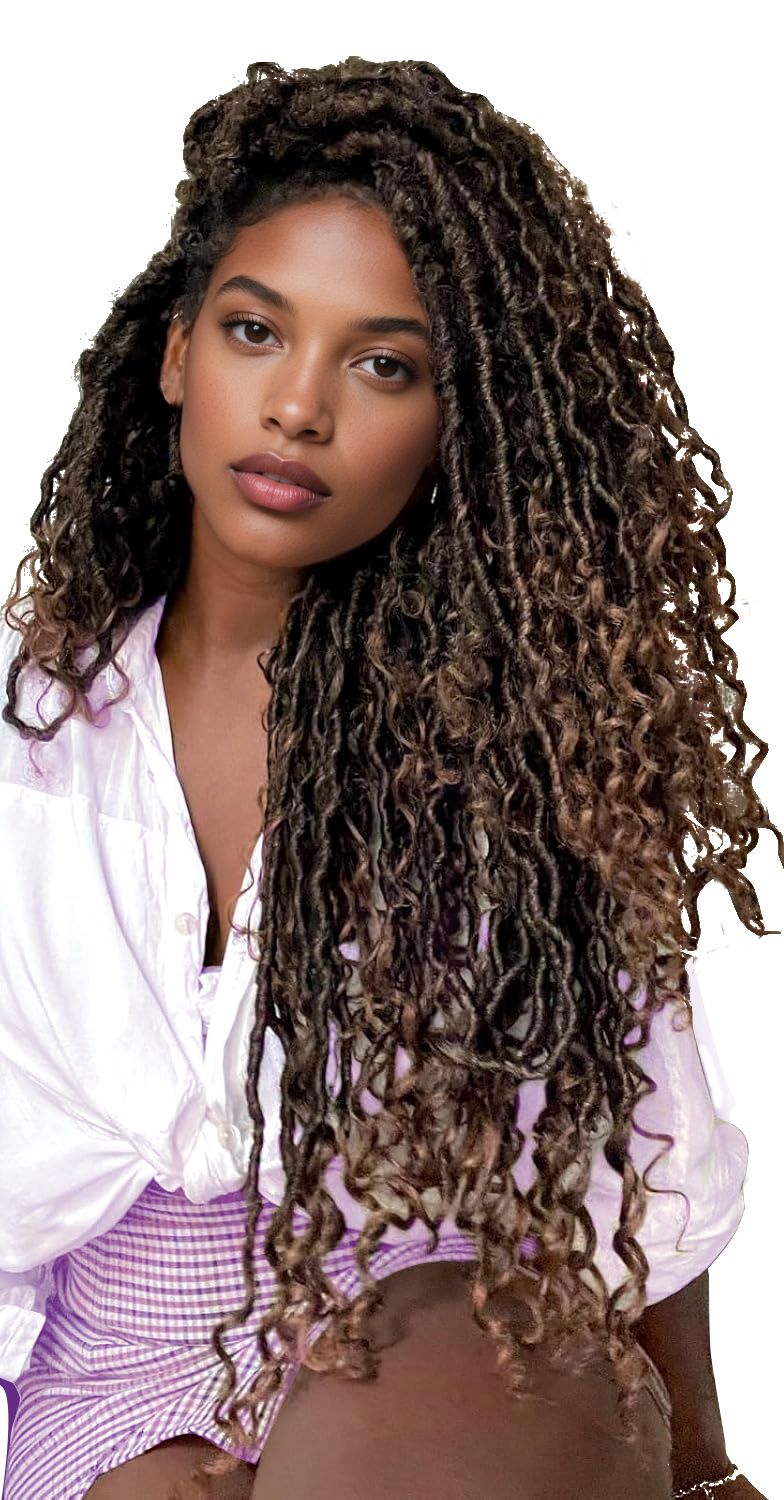 obsession boho locs lace wig 26 Obsession Boho Locs Lace Wig 26" - Image 1