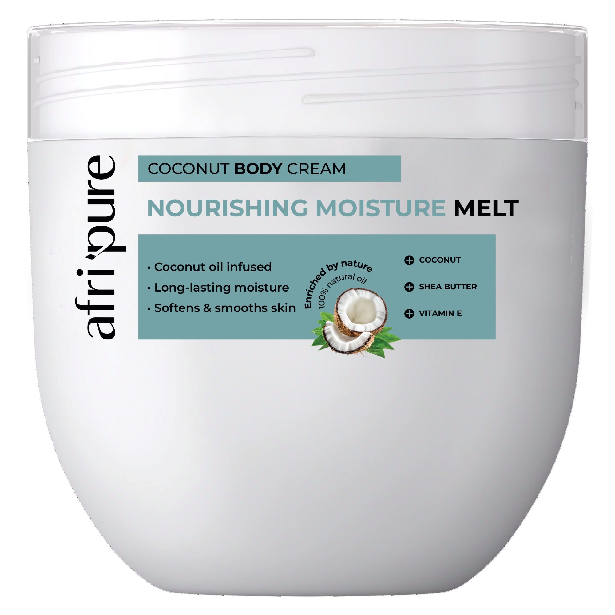 Afri Pure Body Creams 400ml coconut Afri Pure Body Creams 400ml - Image 1