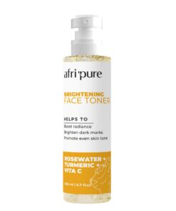 Afri Pure Rosewater Tumeric & Vitamin C Brightening Face Toner 200ml