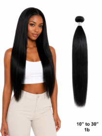 Weft Hair Extensions - Straight 1b