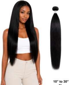 Weft Hair Extensions - Straight 1b