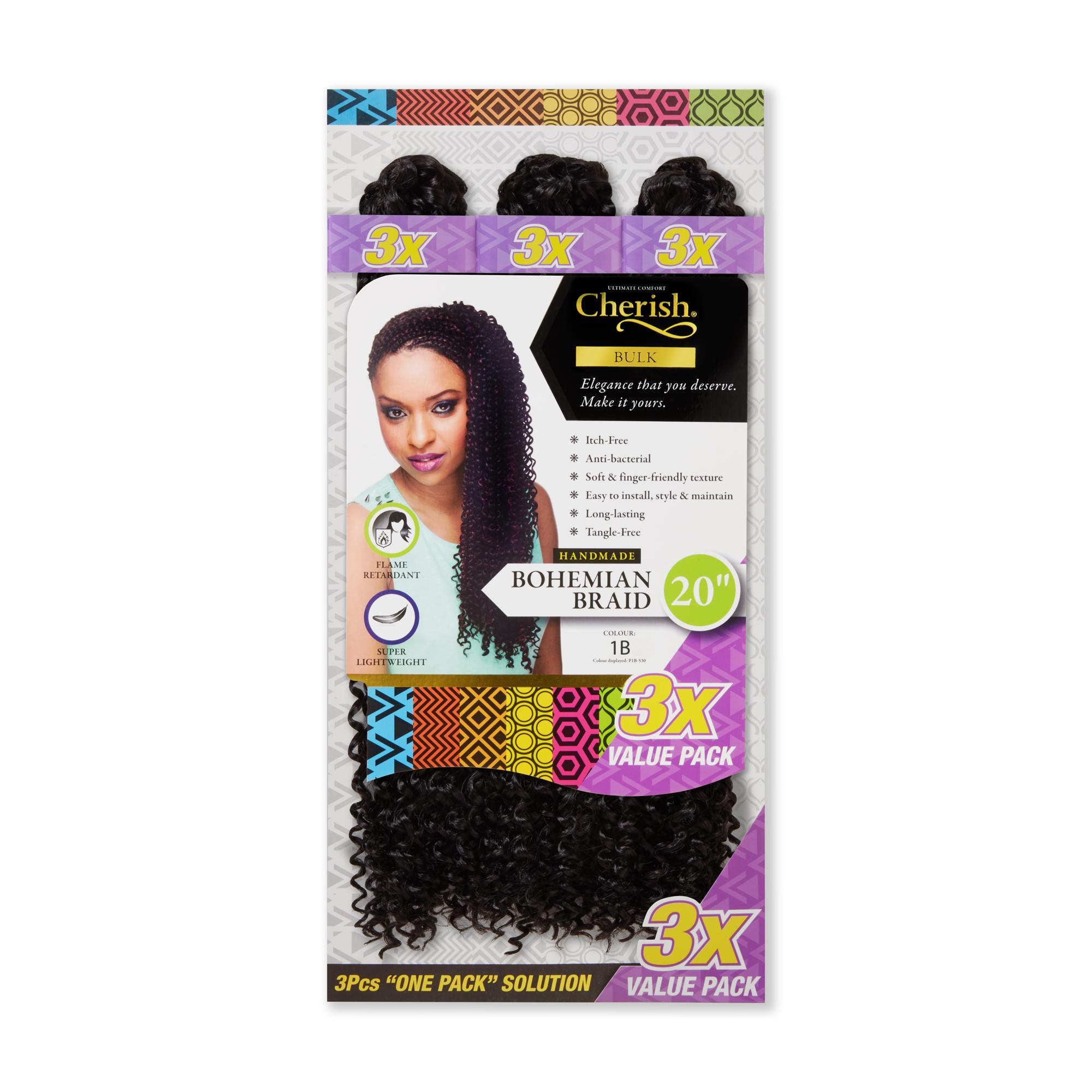Cherish Bulk Bohemian 20 (3 pack) Cherish Bulk Bohemian 20" (3 pack) - Image 1