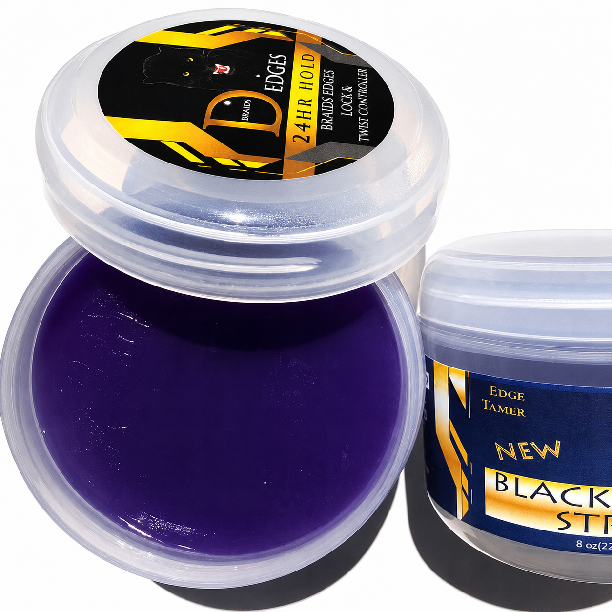 Diamond Black Panther 24h Hold Edge Tamer 8oz Black Panther Strong 24h Hold Edge Tamer 8oz - Image 1